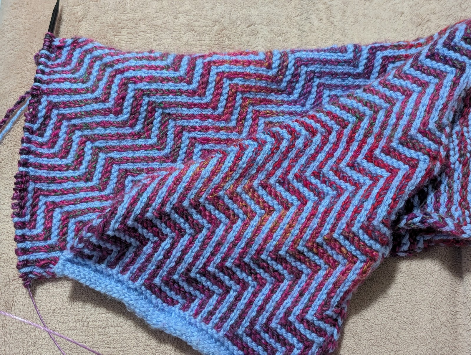 zigzag scarf