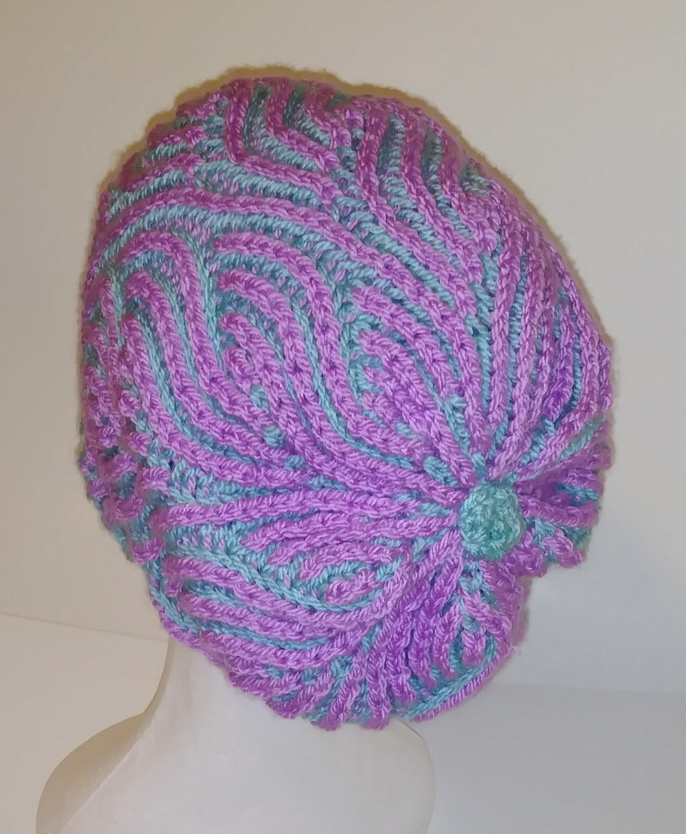 Elise brioche knit beanie