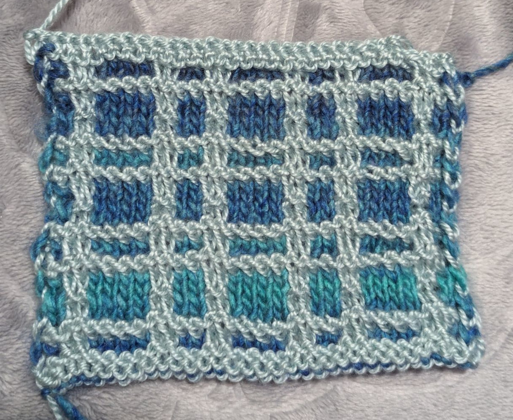 mosaic knit sampler2